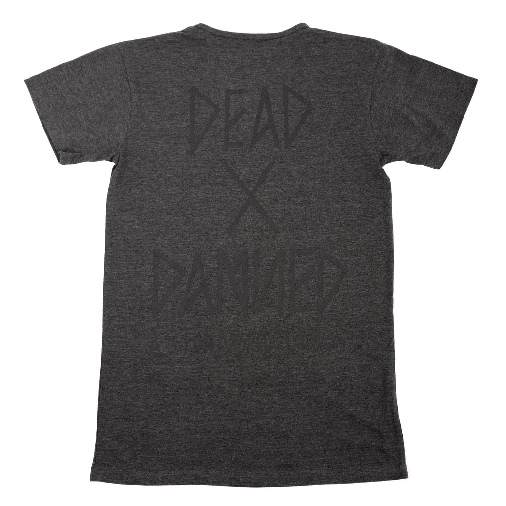 Mode x Mort Grey Skull T-shirt